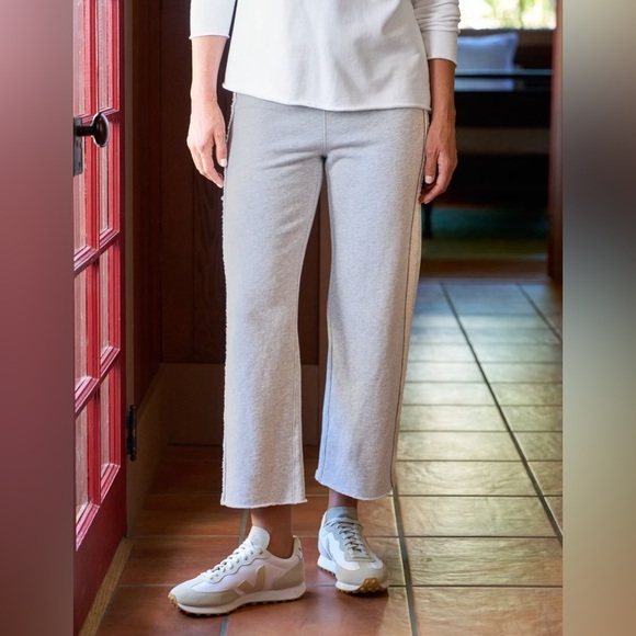 Frank & Eileen Pants - Frank & Eileen Bella Italian Sweatpants Triple Fleece Heather Grey Melange